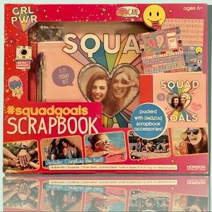 🆕SQUAD GOALS SCRAPBOOK! TWEEN, GIRL POWER SCRAPBOOK! GREAT GIFT! (2 for$16)